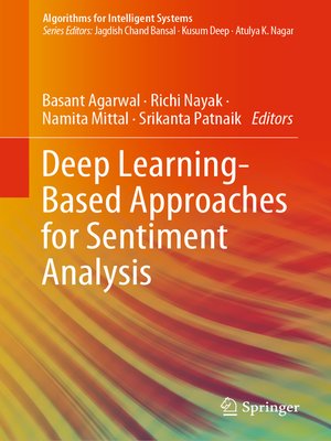 cover image of Deep Learning-Based Approaches for Sentiment Analysis